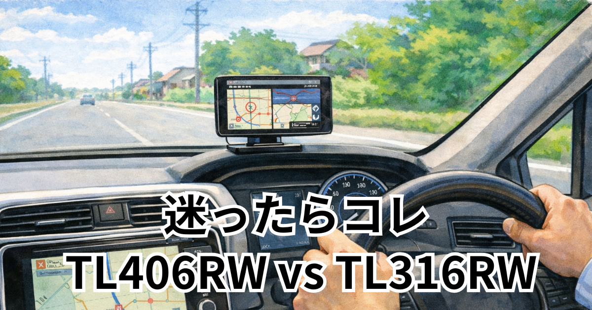 迷ったらコレ TL406RW vs TL316RW