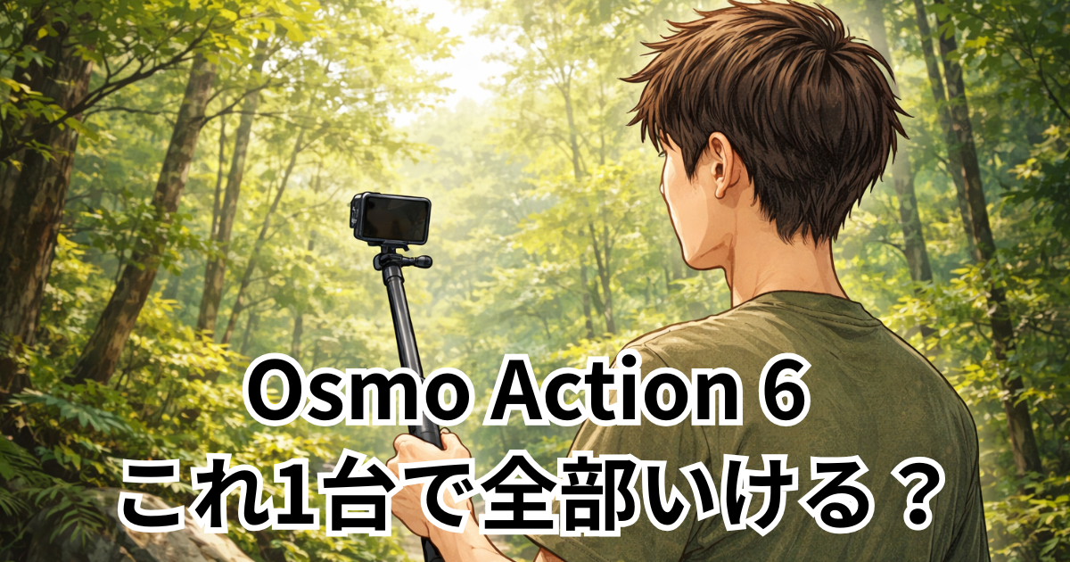 Osmo Action 6 これ1台で全部いける？