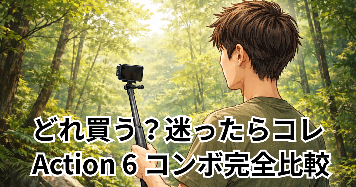 どれ買う？迷ったらコレ Action 6 コンボ完全比較