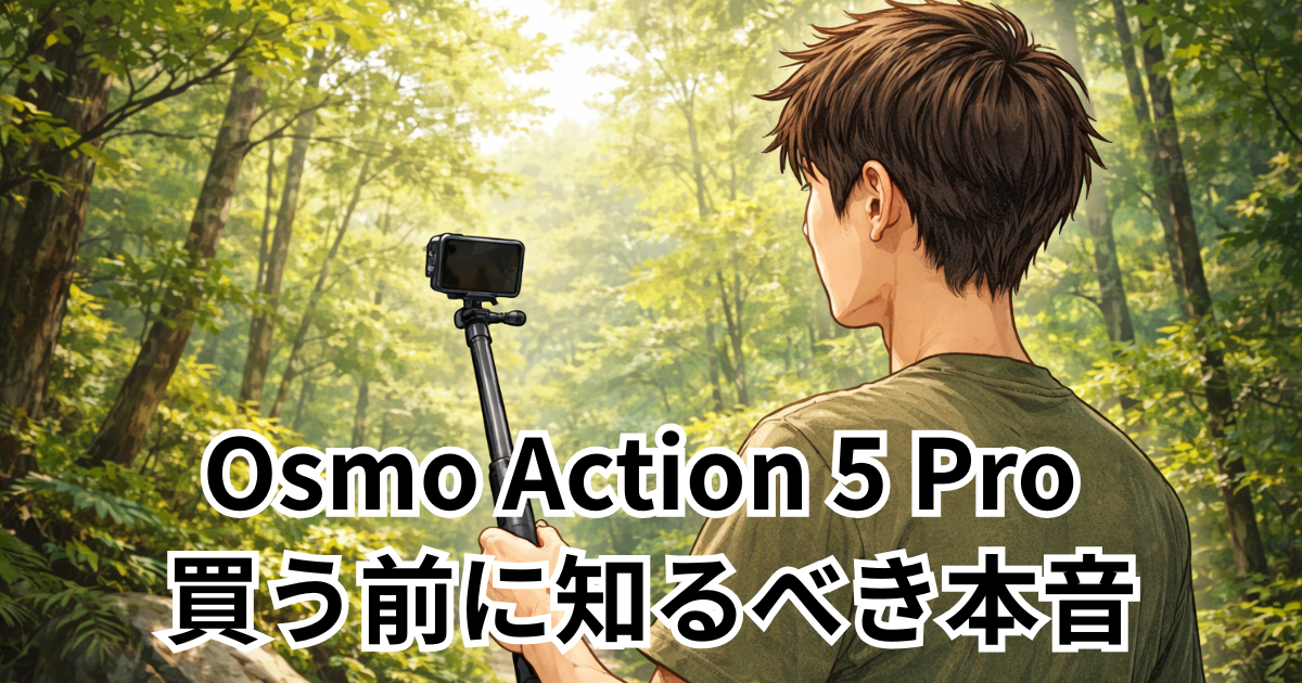 Osmo Action 5 Pro 買う前に知るべき本音