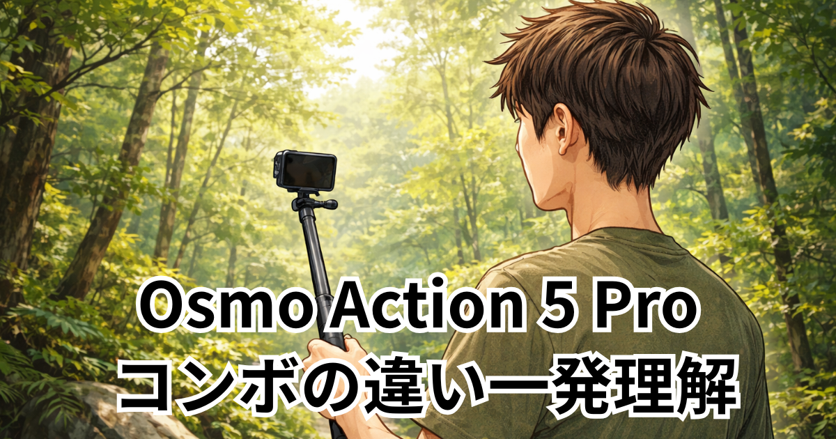 Osmo Action 5 Pro コンボの違い一発理解