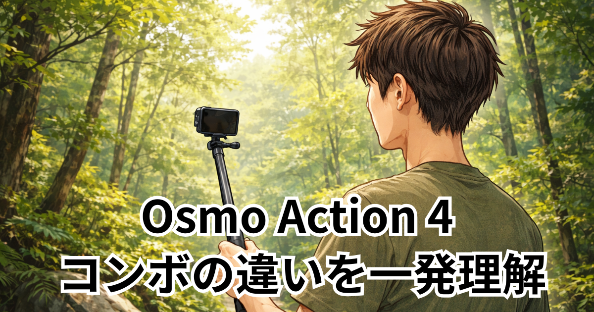 Osmo Action 4 コンボの違いを一発理解