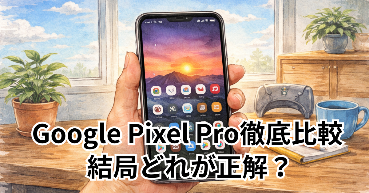 Google Pixel Pro徹底比較 結局どれが正解？