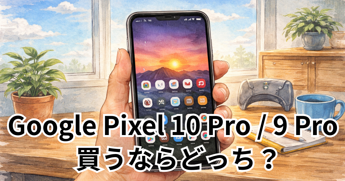 Google Pixel 10 Pro / 9 Pro 買うならどっち？