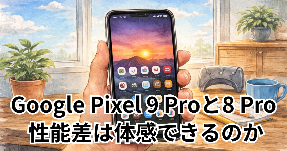Google Pixel 9 ProとPixel 8 Pro 性能差は体感できるのか