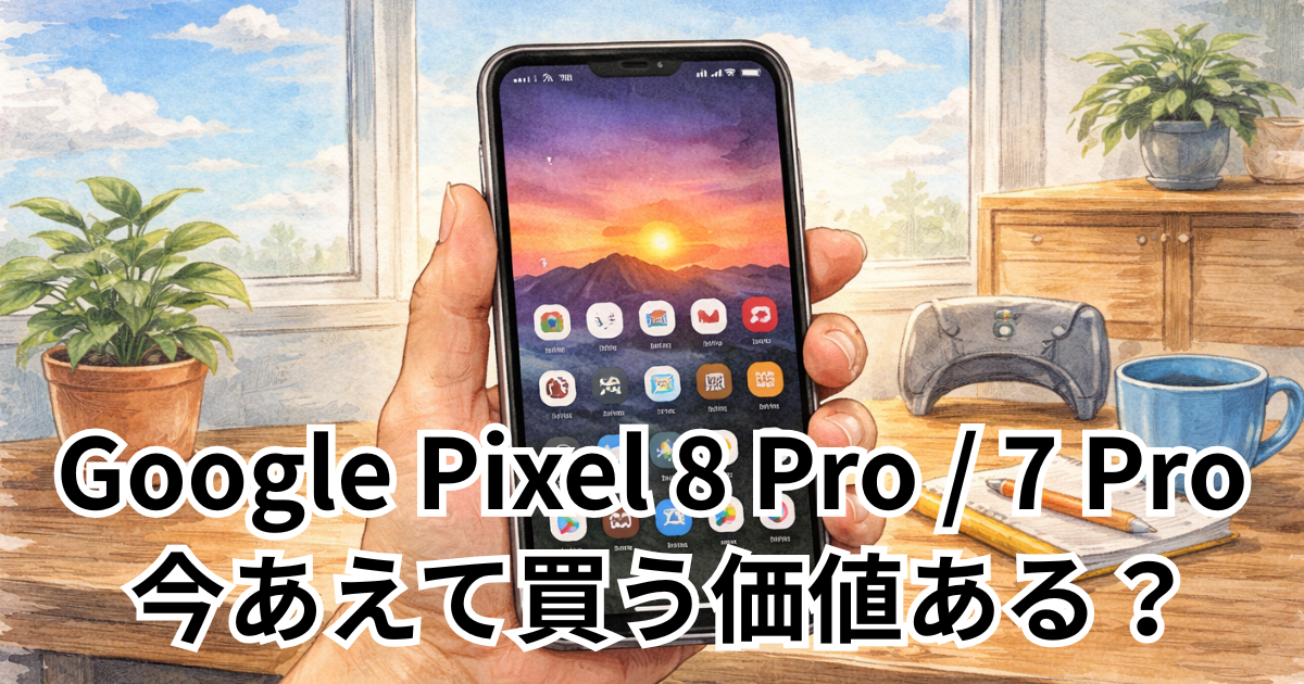 Google Pixel 8 Pro / 7 Pro 今あえて買う価値ある？