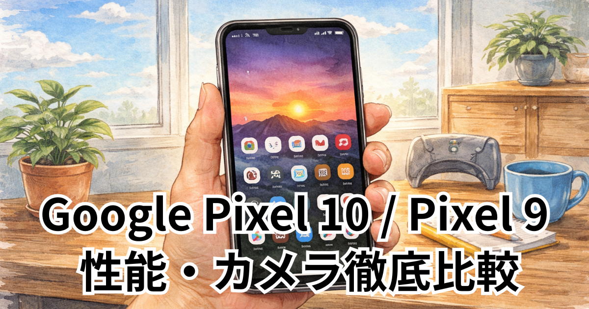 Google Pixel 10 / Pixel 9 性能・カメラ徹底比較