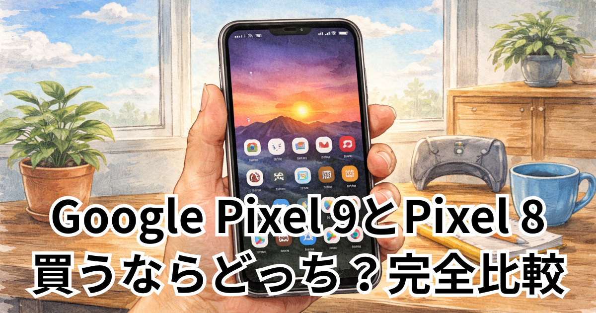 Google Pixel 9とPixel 8 買うならどっち？完全比較