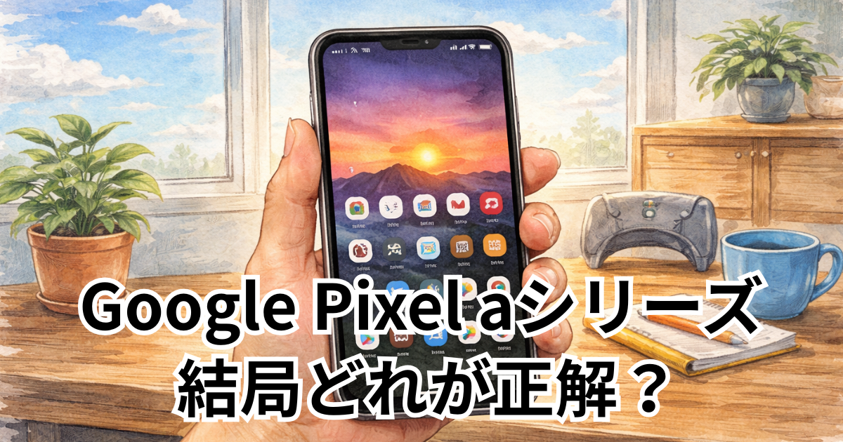 Google Pixel 9a・8a・7a・6a 結局どれが正解？