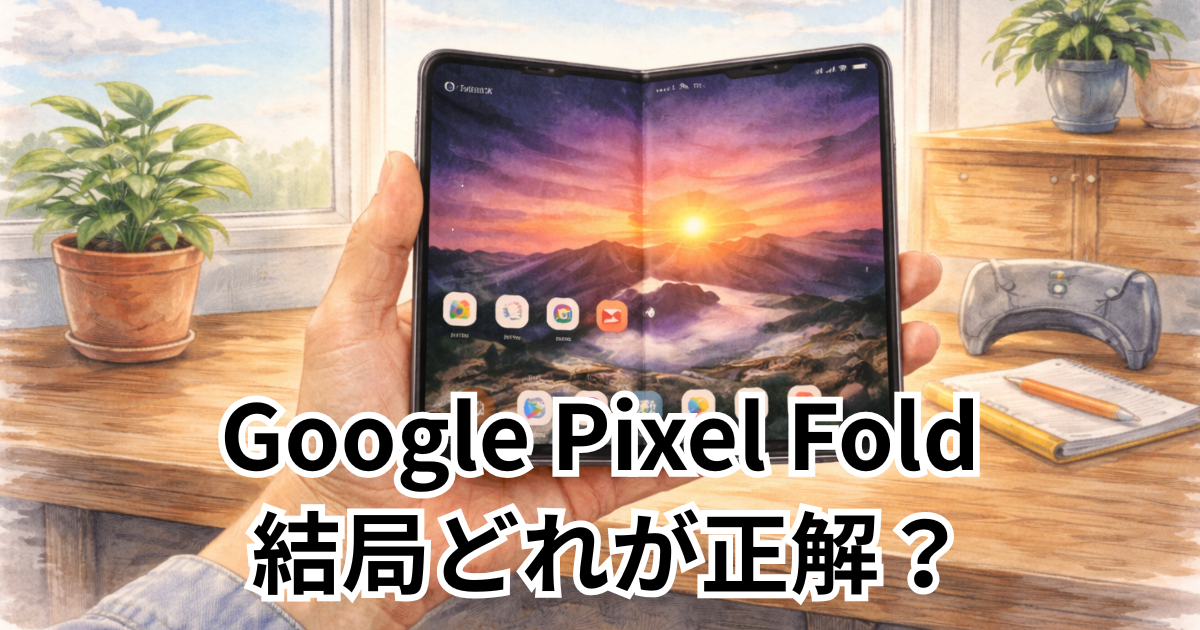 Google Pixel Fold 結局どれが正解？