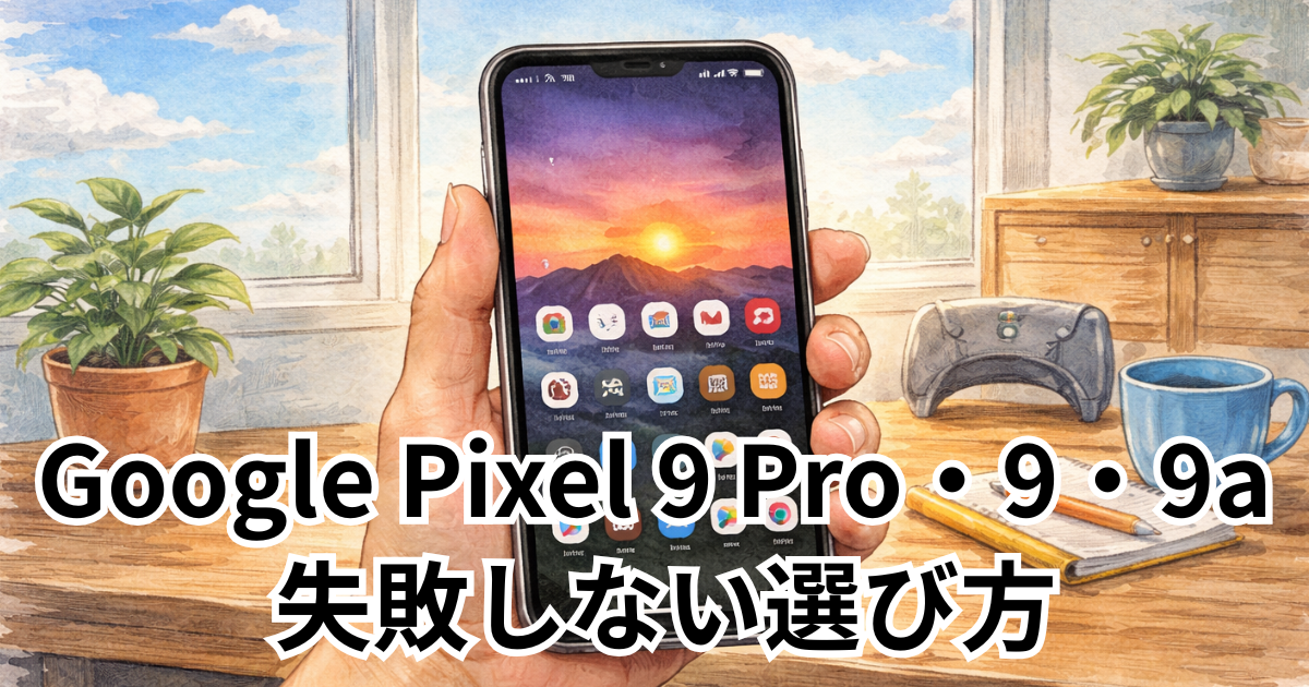 Google Pixel 9 Pro・9・9a 失敗しない選び方