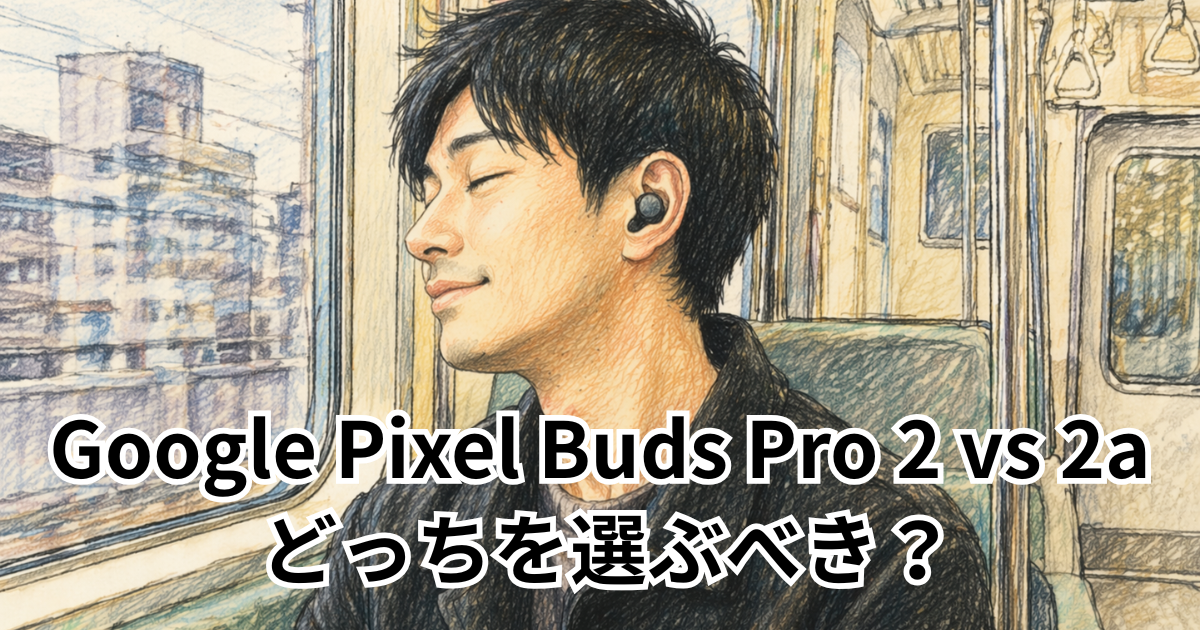Google Pixel Buds Pro 2 vs 2a どっちを選ぶべき？