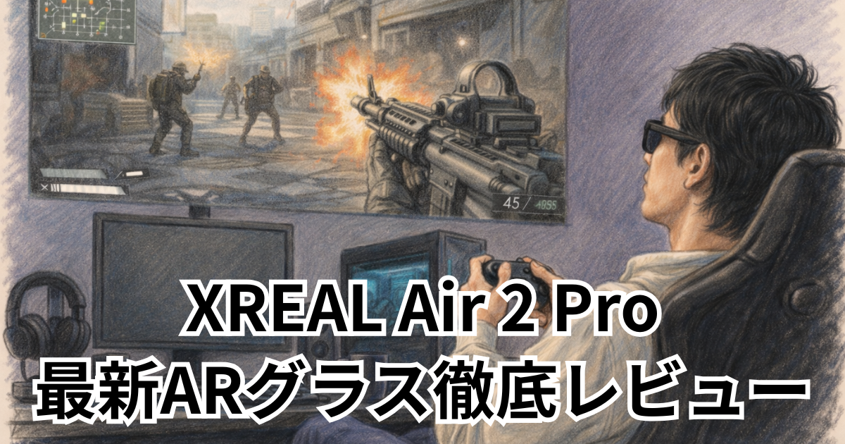 XREAL Air 2 Pro　最新ARグラス徹底レビュー
