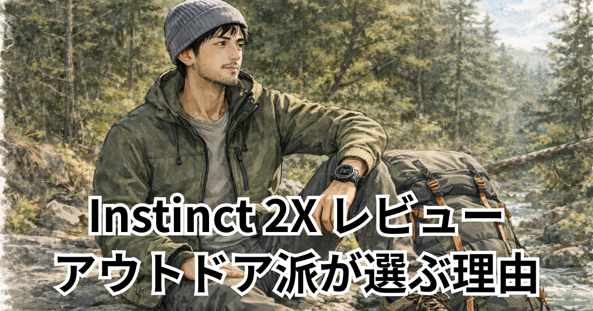 Instinct 2X レビュー｜アウトドア派が選ぶ理由とは