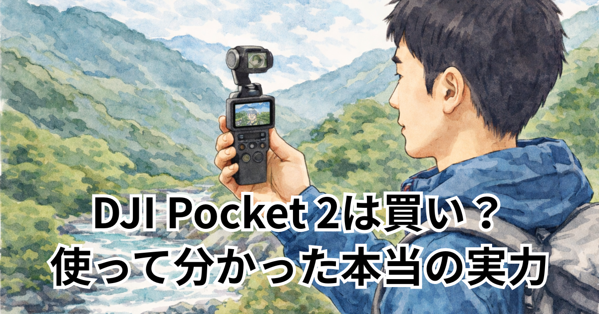 DJI Pocket 2は買い？実際に使って分かった本当の実力