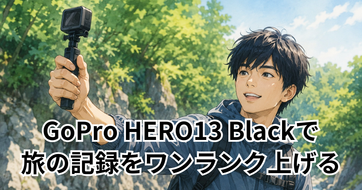 GoPro HERO13 Blackで 旅の記録をワンランク上げる